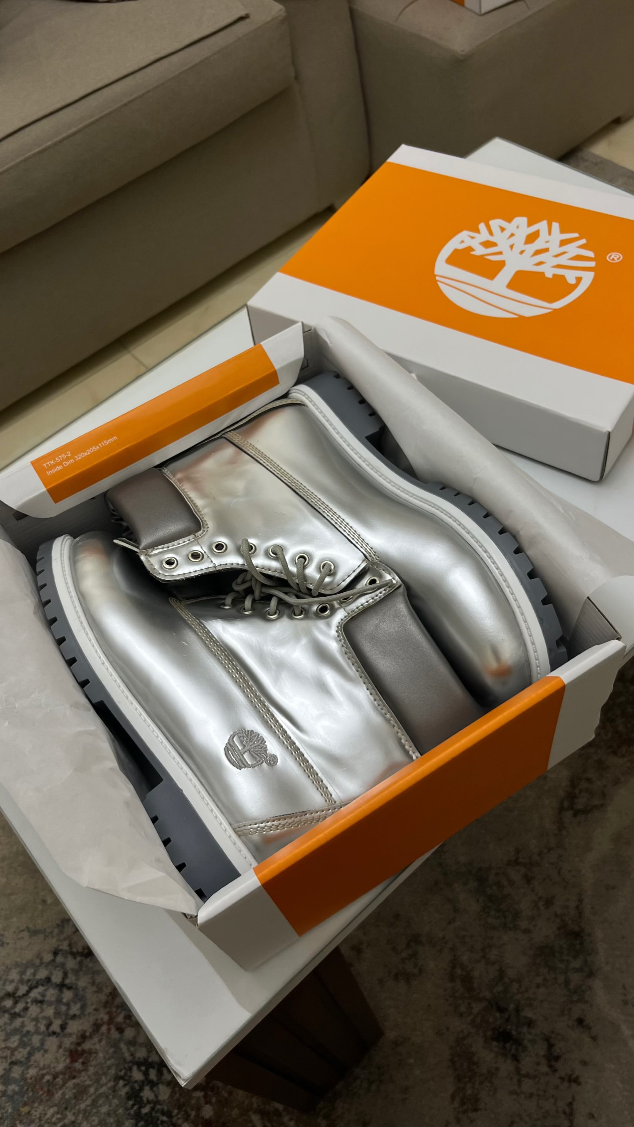 “Silver” Timberland x Veneda Carter